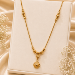 Stainless steel Gold Chain-183 (Golden)