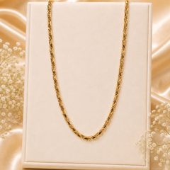Stainless steel Gold Chain-188 (Golden)
