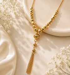 Stainless steel Gold Chain-175 (Golden)