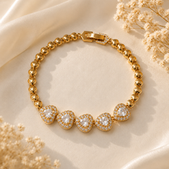 Zircon Bracelet-109 (Golden)