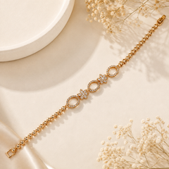 Zircon Bracelet-110 (Golden)