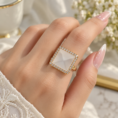 Baroque Pearl Ring-08 (Golden)