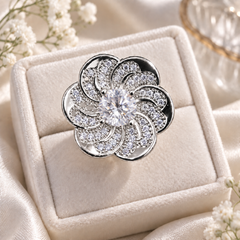 Zircon Ring-475 (Silver)
