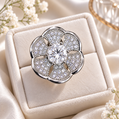 Zircon Ring-476 (Silver)