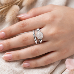 Zircon Ring-470 (Silver)