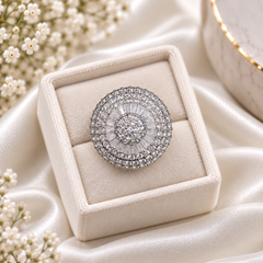 Zircon Ring-478 (Silver)