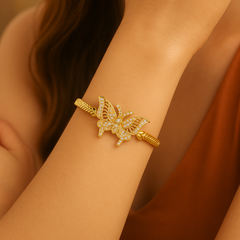 Zircon Bracelet-47 (Golden)