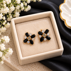 Zircon Studs-253 (Black)