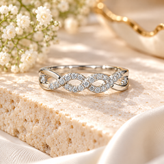 Zircon Ring-512 (Silver)