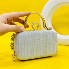 Fancy Clutch-10013 (Silver)