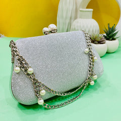 Fancy Clutch-10022 (Silver)