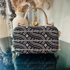Fancy Clutch-10026 (Black)