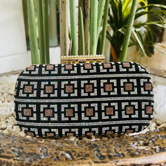 Fancy Clutch-10030 (Black)