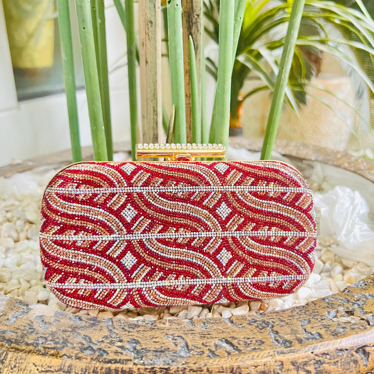 Fancy Clutch-10031 (Red)