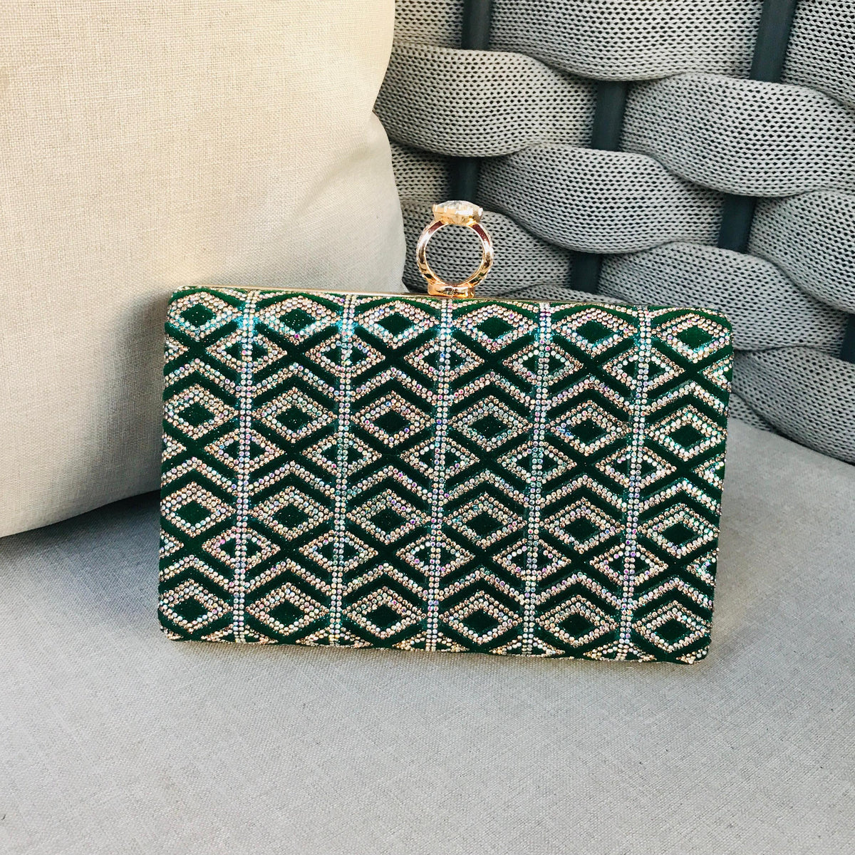 Fancy Clutch-10033 (Green)