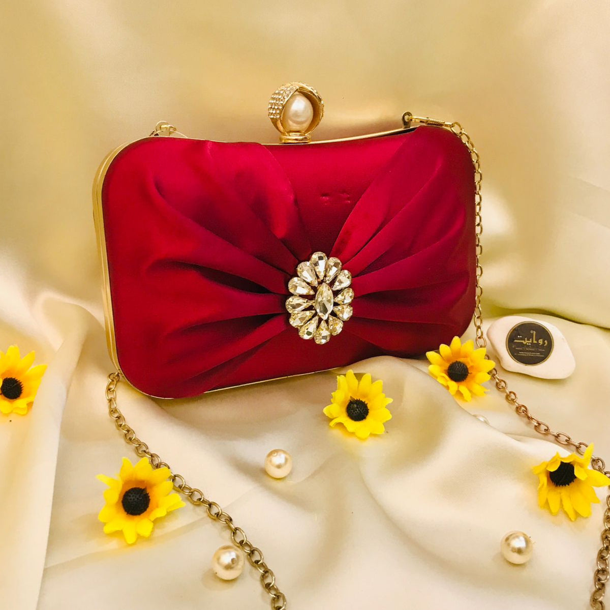 Fancy Clutch-1017 (Maroon)
