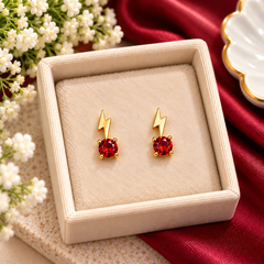 Zircon Studs-261 (Golden)