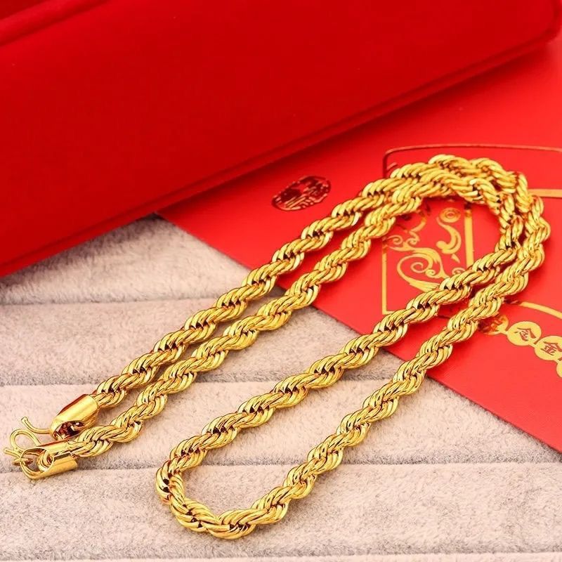 Gold Chain-23 Rassa Chain For Unisex (45 cm)