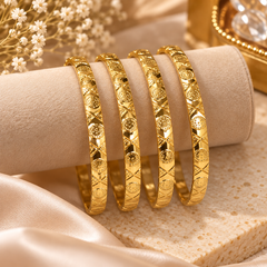 Gold Bangles-188 (Golden)