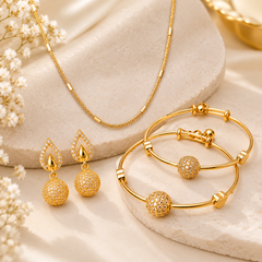 Golden Harmony Jewellery Bundle (Anti Tarnish)