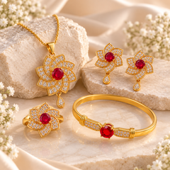 Ruby Blossom Elegance Bundle
