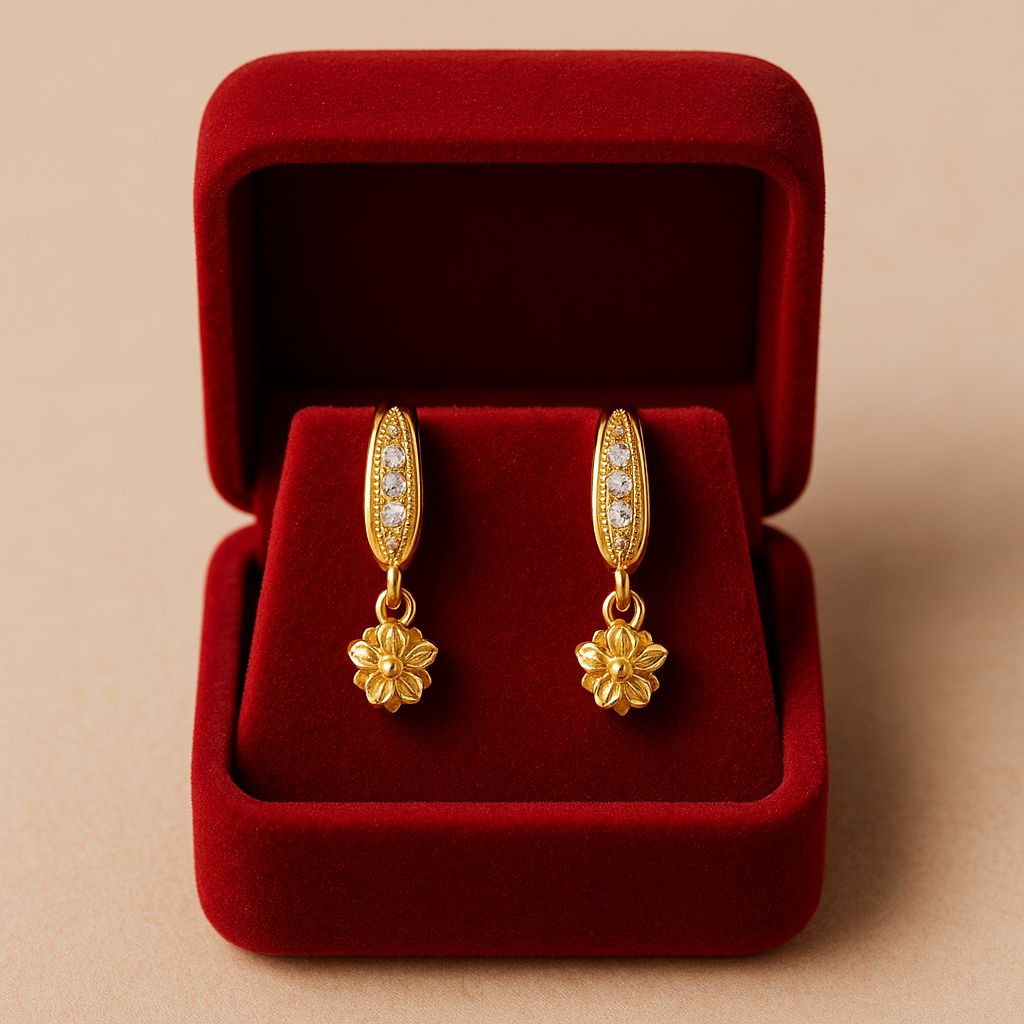Madrasi Earring-51 (White)