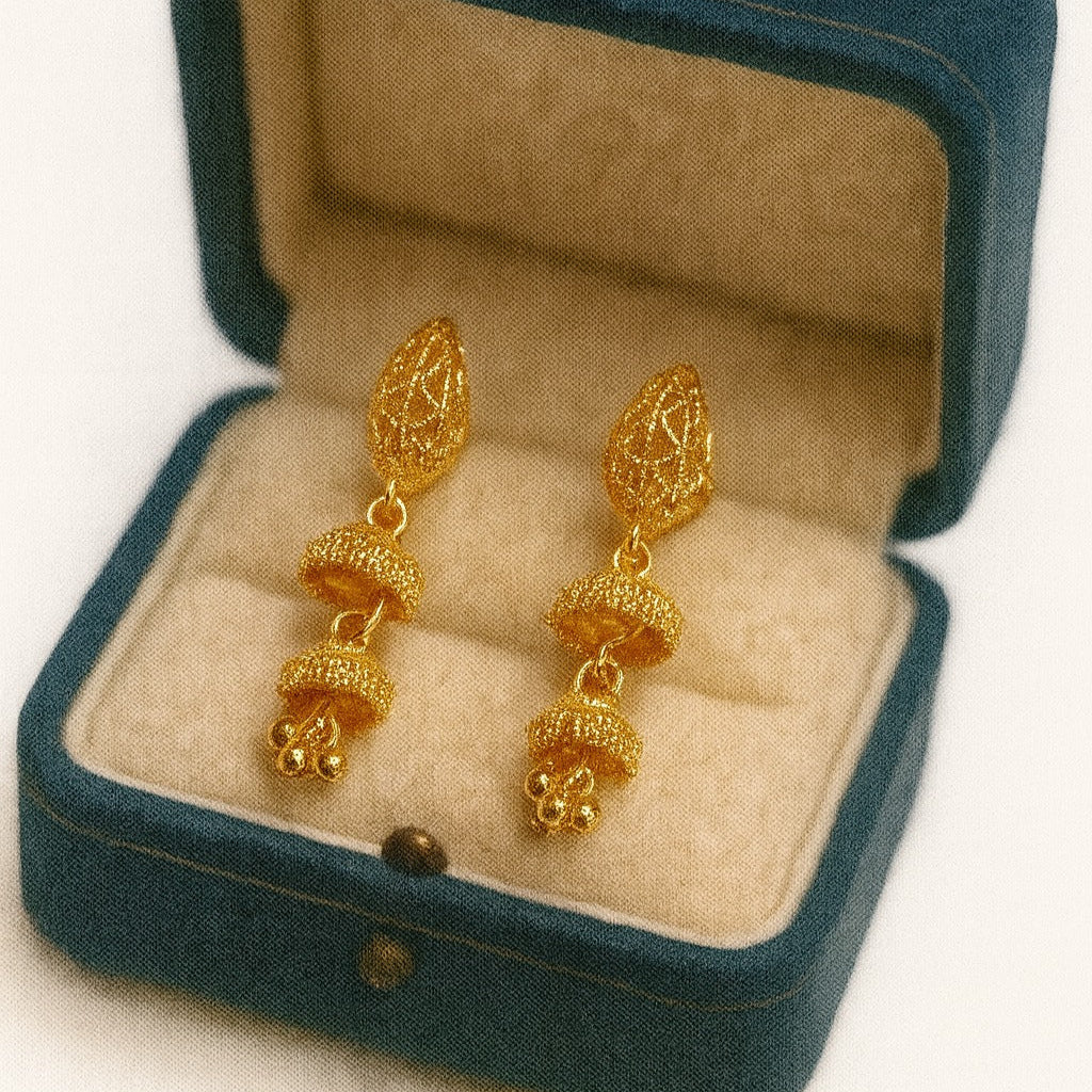 Madrasi Earring-59 (Golden)