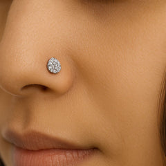 Nose Pin-03 (Silver) Titanium G23