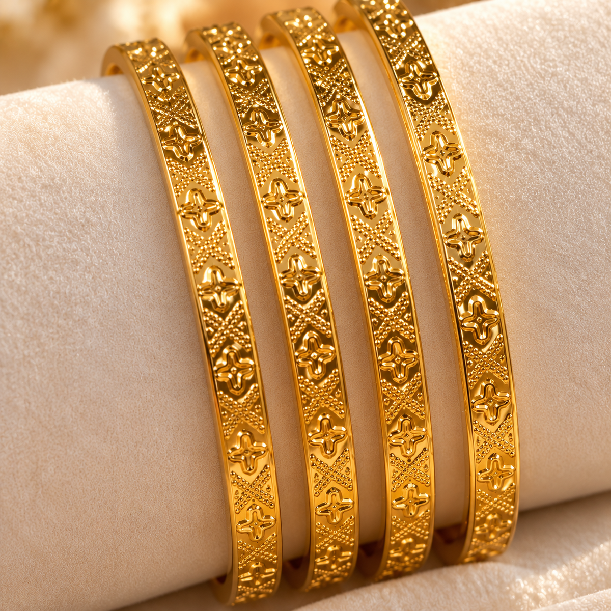 Gold Bangles-160