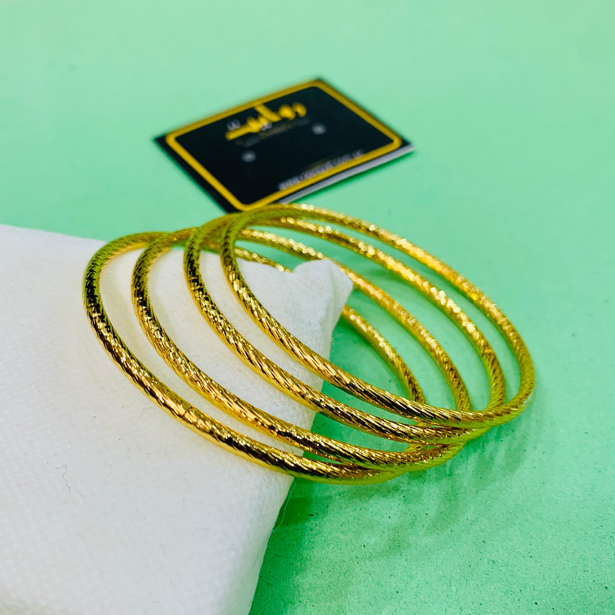 Oxidized Bangles-35 (Golden)