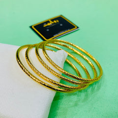 Oxidized Bangles-35 (Golden)