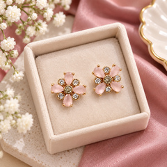 Zircon Studs-253 (Pink)