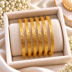 Gold Bangles-167 (Size 2.8 (Dhai)
