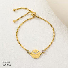 Stainless Steel Bracelet-01 (Golden)