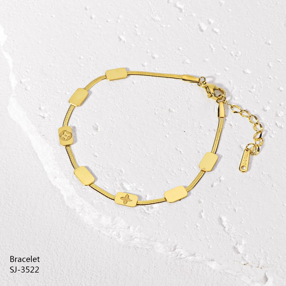 Stainless Steel Bracelet-06 (Golden)