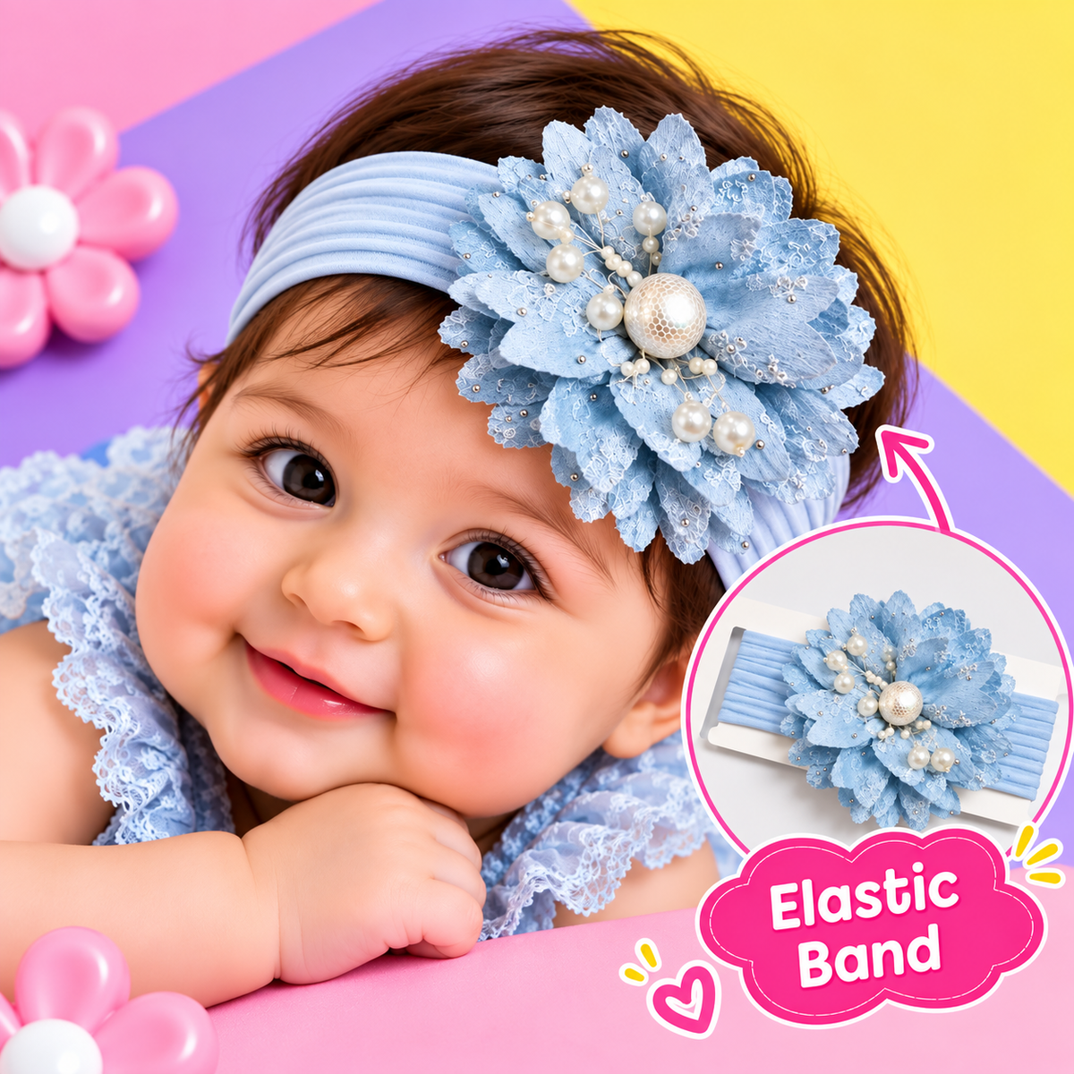 Baby Elastic Band (Blue)