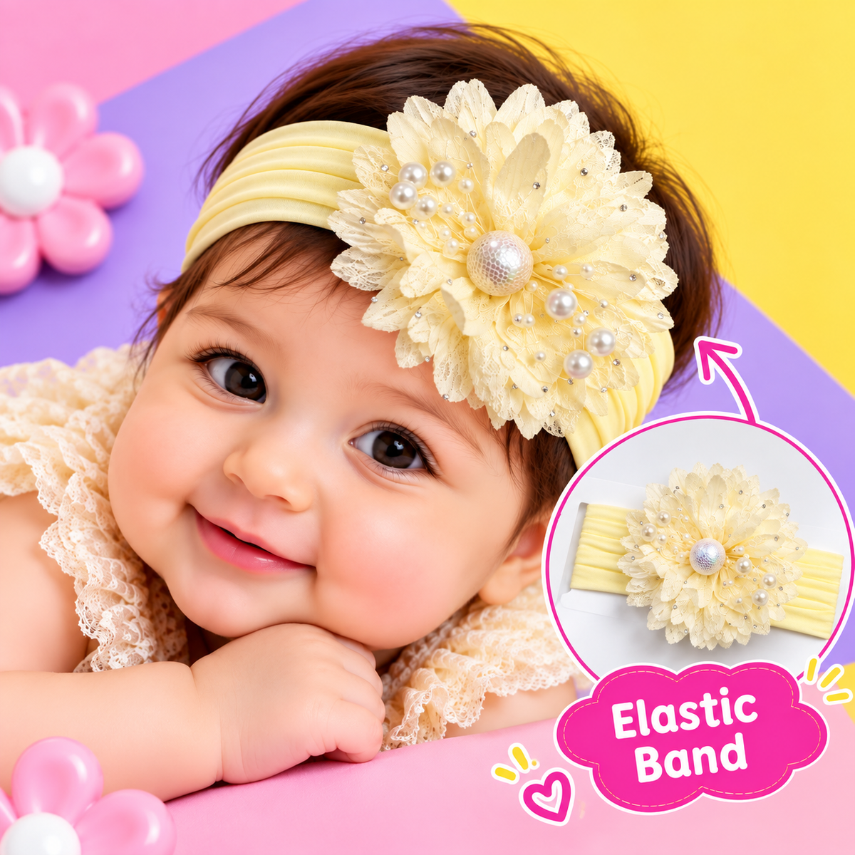 Baby Elastic Band (Yellow)