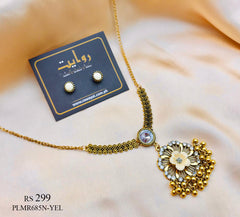 Antique Necklace-01 (Yellow)