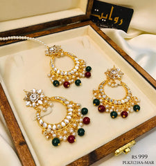 Bindiya Kanta-26 (Green/Maroon)