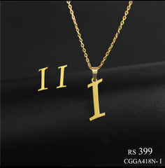 Alphabet Locket Set (I)