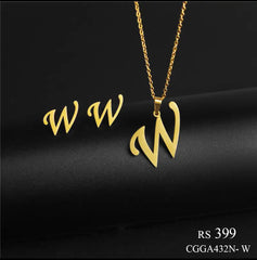 Alphabet Locket Set (W)
