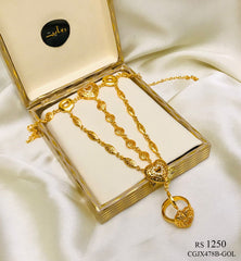 Angla Kalai Bracelet-08 (Golden)