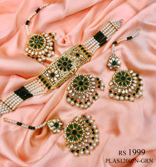 Ayzel Choker Set (Green)