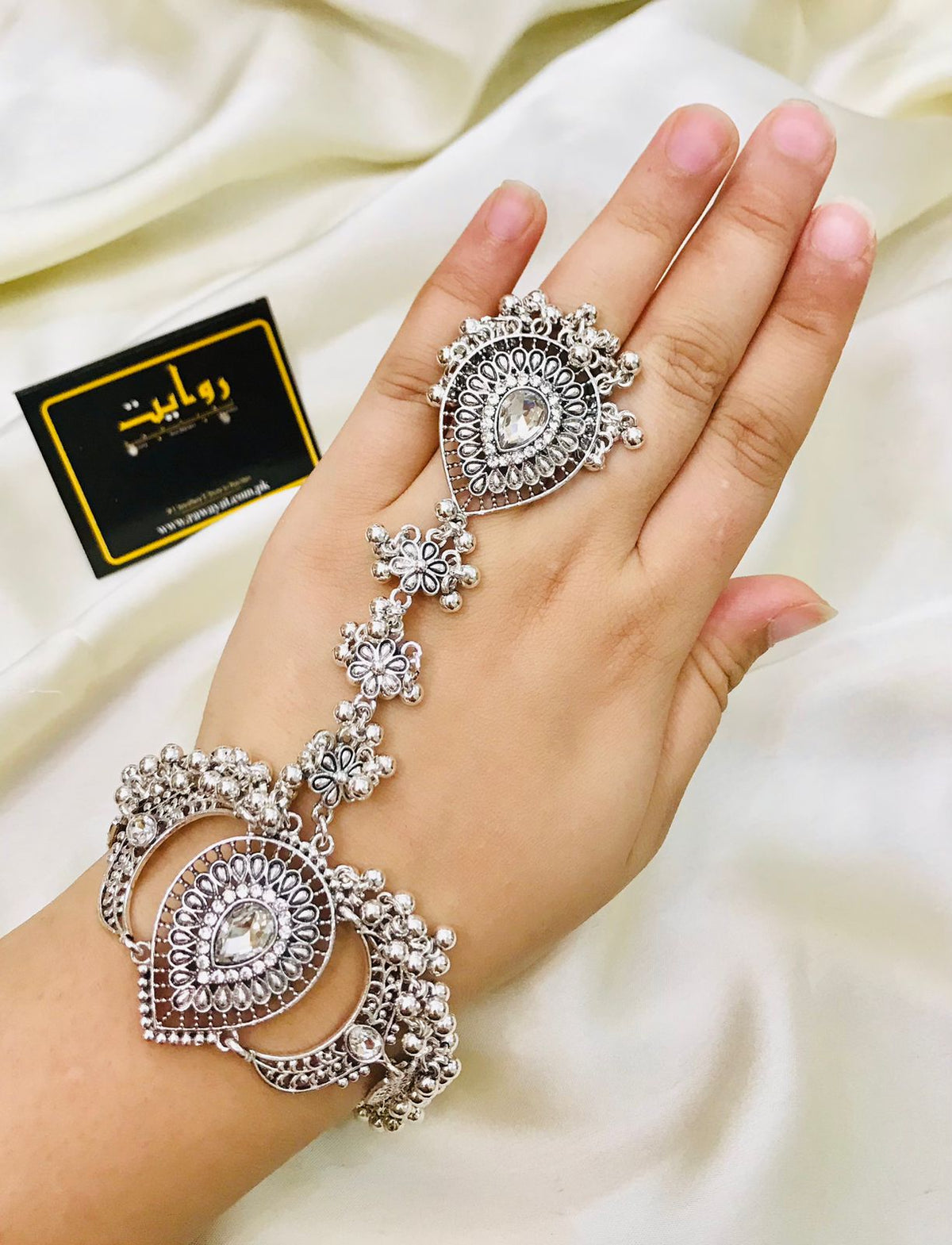 Angla Kalai Bracelet-17 (Silver)