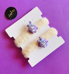 Hair Poni (Pack Of 2 Purple)