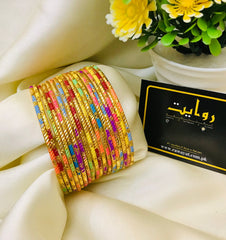 Multi Bangles-22 (Golden)