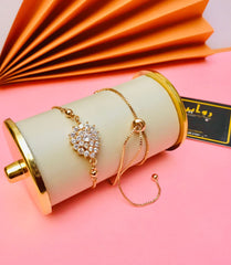 Adjustable Bracelet-188 (Golden)
