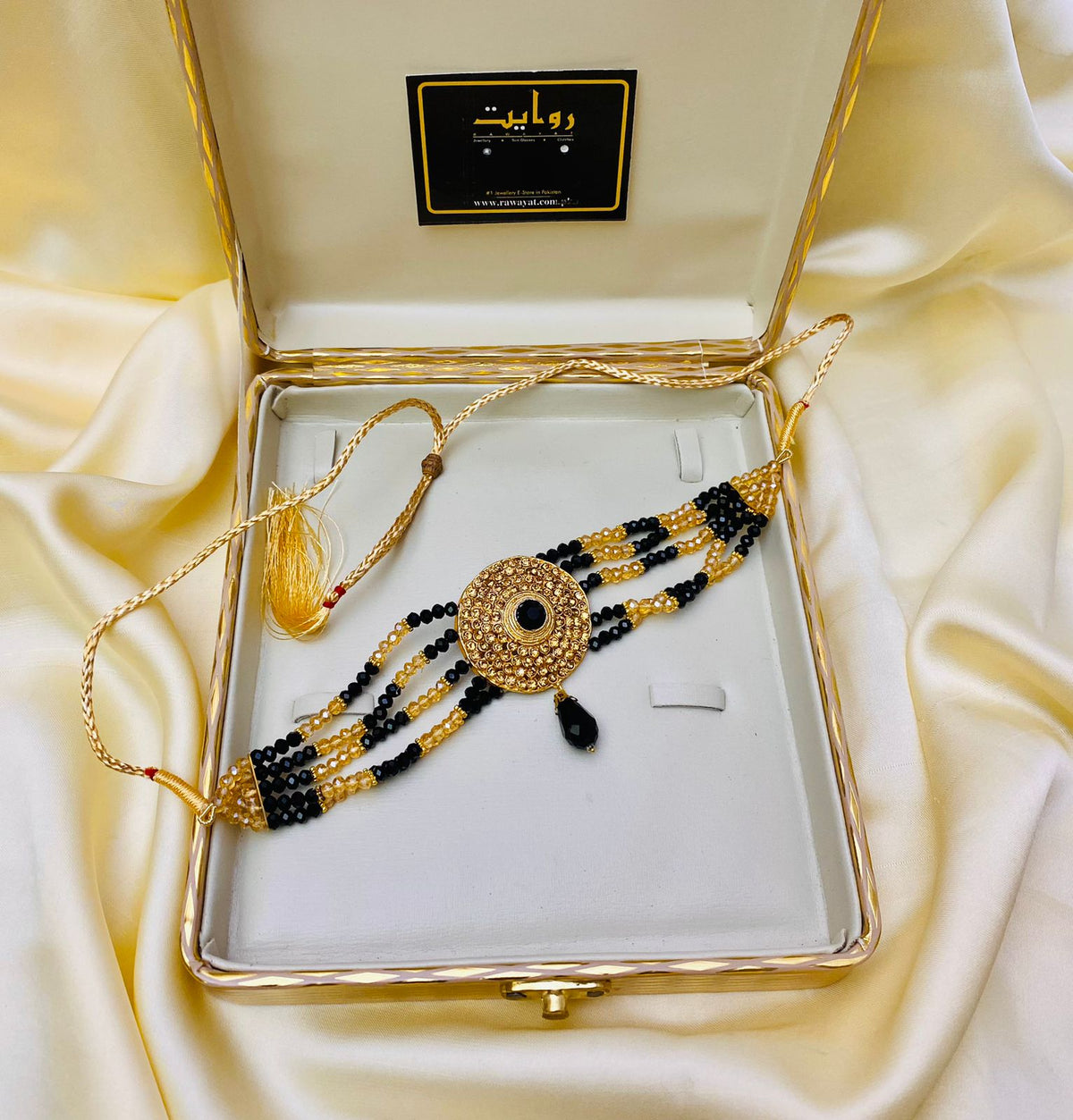 Fancy Choker Set-78 (Black)