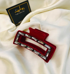 Hair Clips-103 (Maroon)