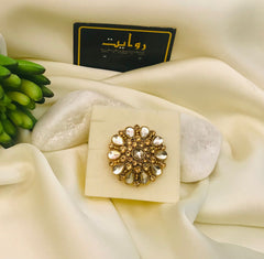 Adjustable Ring-16 (White)